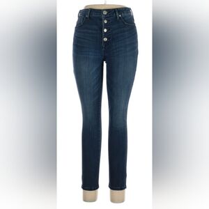 Seven7 Size 10 Blue Skinny Jeans